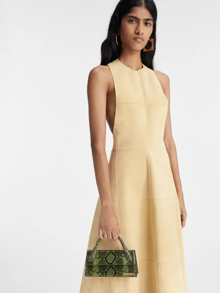 Women Crossbody and Handbags JACQUEMUS The Long Chiquito Green Women Crossbody and Handbags JACQUEMUS The Long Chiquito Green