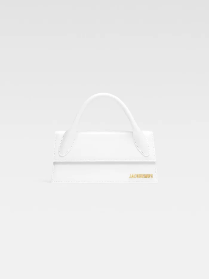 Women Crossbody and Handbags JACQUEMUS The Long Chiquito White