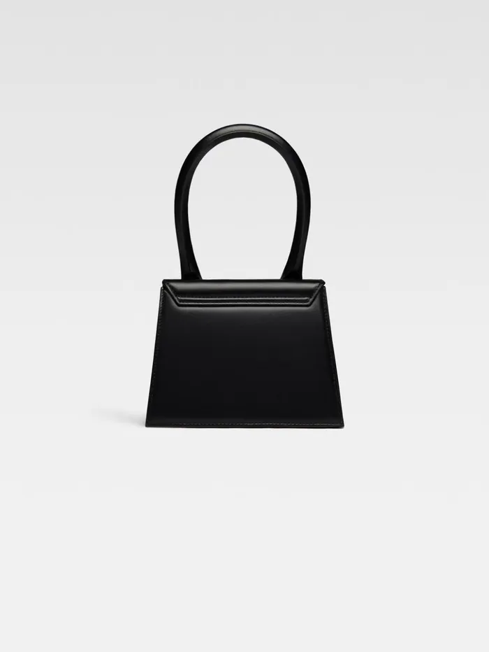 Women Crossbody and Handbags JACQUEMUS The Medium Chiquito Black Women Crossbody and Handbags JACQUEMUS The Medium Chiquito Black