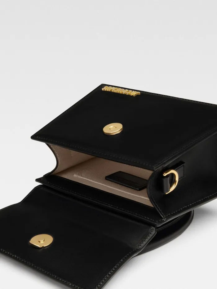 Women Crossbody and Handbags JACQUEMUS The Medium Chiquito Black Women Crossbody and Handbags JACQUEMUS The Medium Chiquito Black