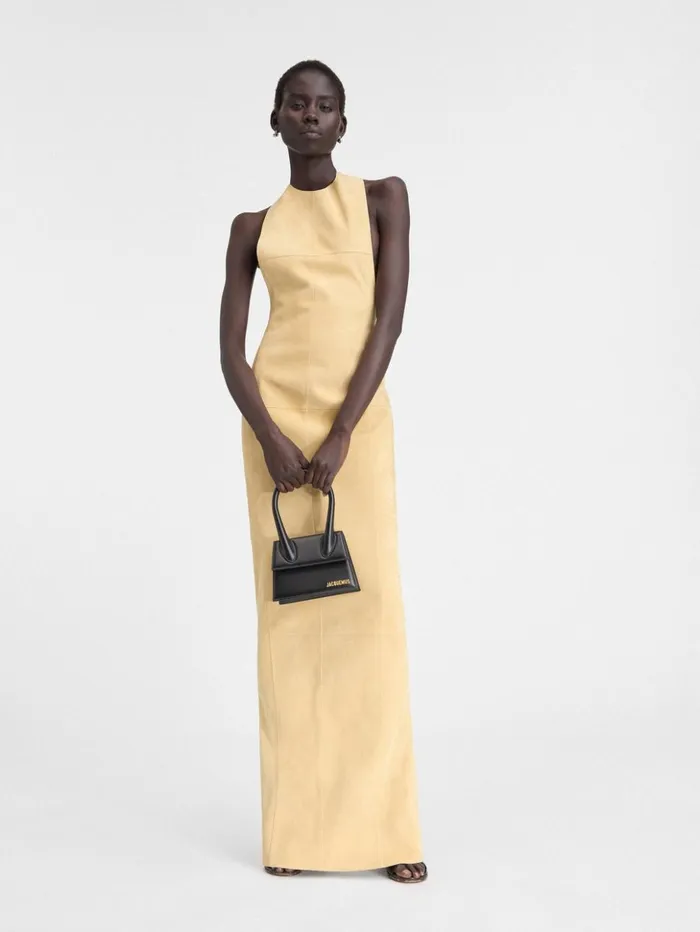 Women Crossbody and Handbags JACQUEMUS The Medium Chiquito Black Women Crossbody and Handbags JACQUEMUS The Medium Chiquito Black