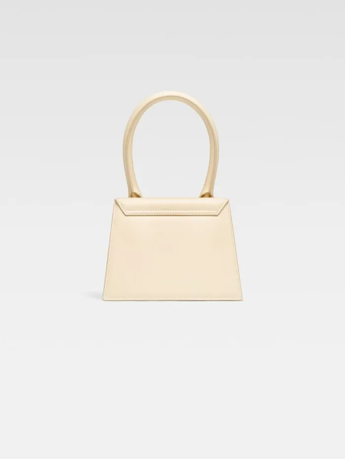 Women Crossbody and Handbags JACQUEMUS The Medium Chiquito Ivory Women Crossbody and Handbags JACQUEMUS The Medium Chiquito Ivory