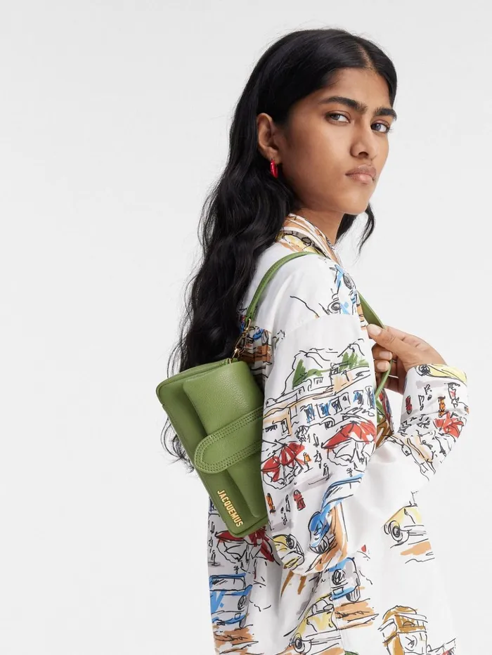 Women Crossbody and Handbags JACQUEMUS The Small Bambimou Green