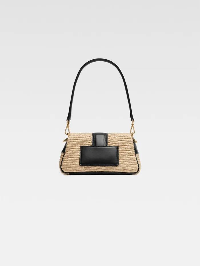 Women Crossbody and Handbags JACQUEMUS The Small Bambimou Ivoryblack Women Crossbody and Handbags JACQUEMUS The Small Bambimou Ivoryblack