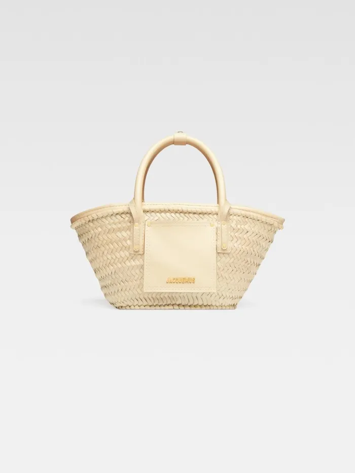 Women Crossbody and Handbags JACQUEMUS The Small Soli Basket Ivory