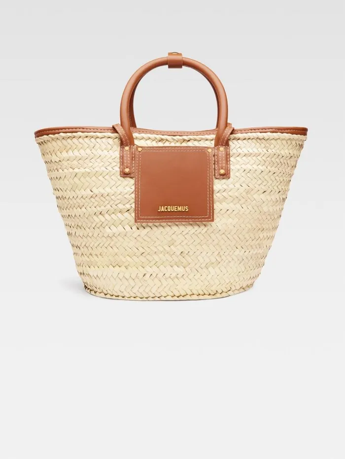 Women Crossbody and Handbags JACQUEMUS The Soli Basket Light Brown