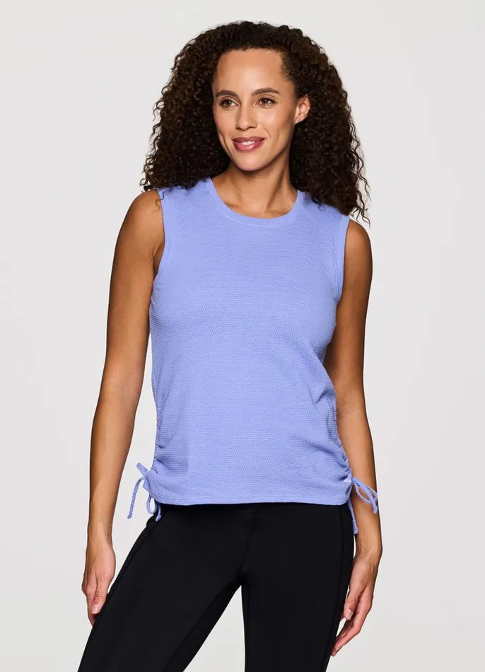 Women Day Dreamer Ruched Tank Periwinkle RBX Active Tanks