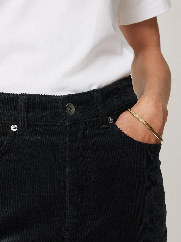 Women Delmont Cord Tapered Jean Navy Jigsaw Coords