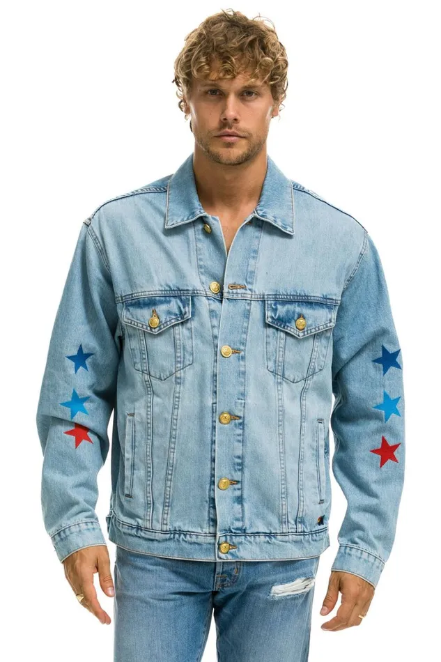 Women Denim Aviator Nation AVIATOR NATION OVERSIZED CONCERT DENIM JACKET 8211 SUPER LIGHT Women Denim Aviator Nation AVIATOR NATION OVERSIZED CONCERT DENIM JACKET 8211 SUPER LIGHT