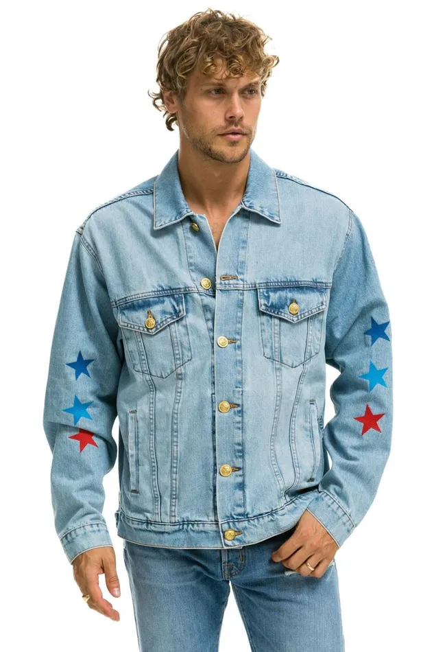 Women Denim Aviator Nation AVIATOR NATION OVERSIZED CONCERT DENIM JACKET 8211 SUPER LIGHT Women Denim Aviator Nation AVIATOR NATION OVERSIZED CONCERT DENIM JACKET 8211 SUPER LIGHT