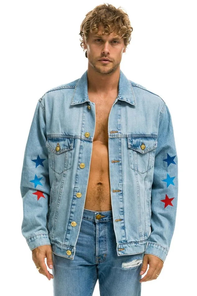 Women Denim Aviator Nation AVIATOR NATION OVERSIZED CONCERT DENIM JACKET 8211 SUPER LIGHT Women Denim Aviator Nation AVIATOR NATION OVERSIZED CONCERT DENIM JACKET 8211 SUPER LIGHT