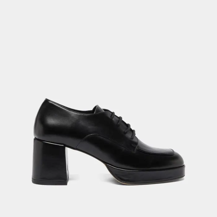 Women Derbies With Heels Black JONAK Derbies Oxfords