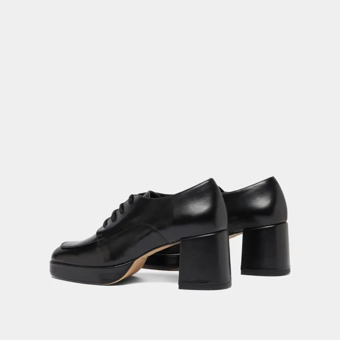 Women Derbies With Heels Black JONAK Derbies Oxfords