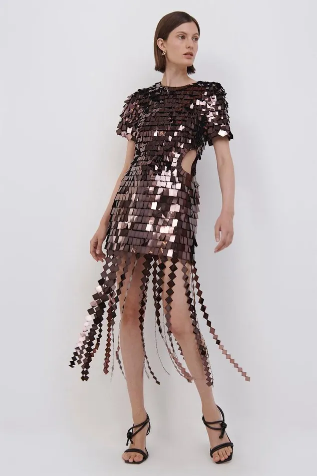 Women Dresses and Jumpsuits Jonathan Simkhai Jillian Sequin Midi Dress