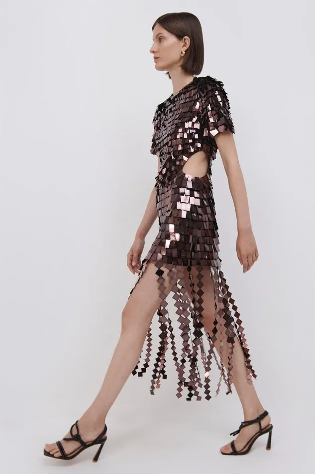 Women Dresses and Jumpsuits Jonathan Simkhai Jillian Sequin Midi Dress