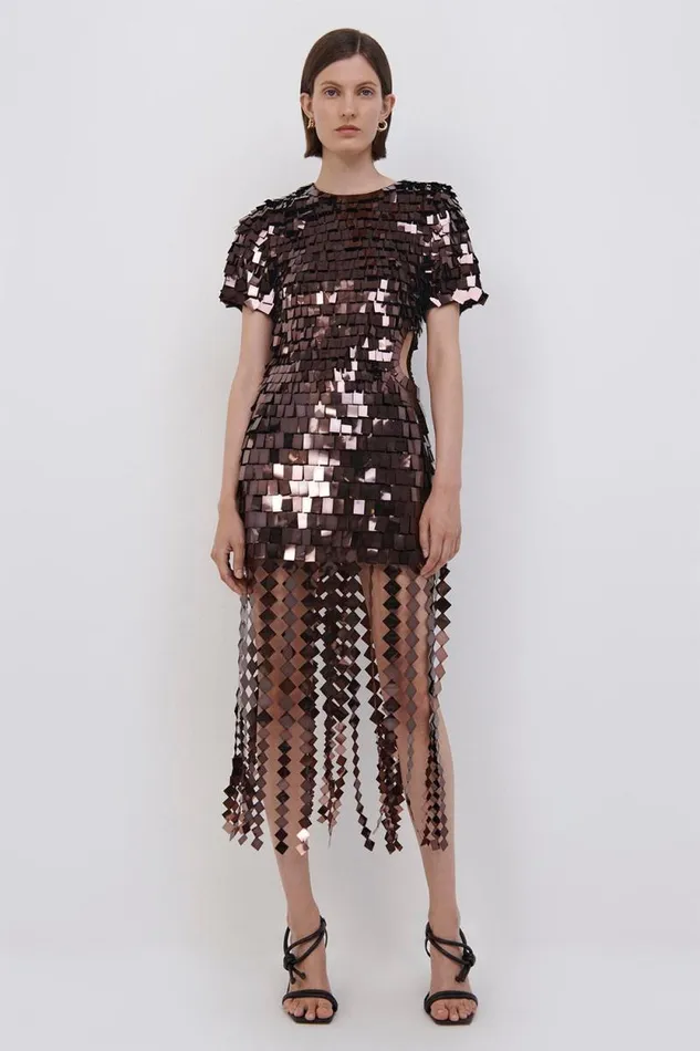Women Dresses and Jumpsuits Jonathan Simkhai Jillian Sequin Midi Dress