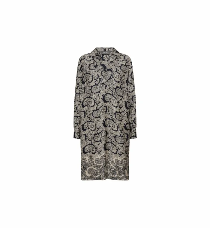Women Dresses and Jumpsuits MOS MOSH MMShane Invert Dress Salute Navy Women Dresses and Jumpsuits MOS MOSH MMShane Invert Dress Salute Navy