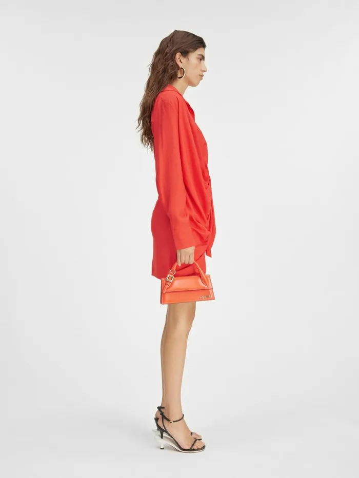 Women Dresses and Skirts JACQUEMUS The Bahia Dress Orange