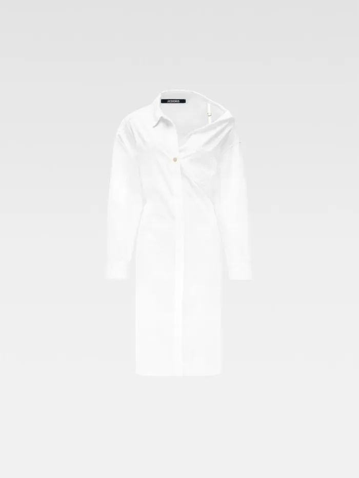 Women Dresses and Skirts JACQUEMUS The Shirt Dress White