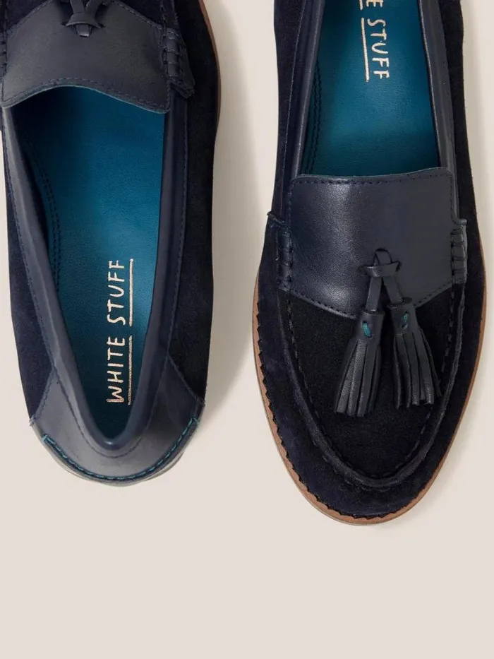 Women Elba Leather Loafer Dark Navy White Stuff Shoes Women Elba Leather Loafer Dark Navy White Stuff Shoes