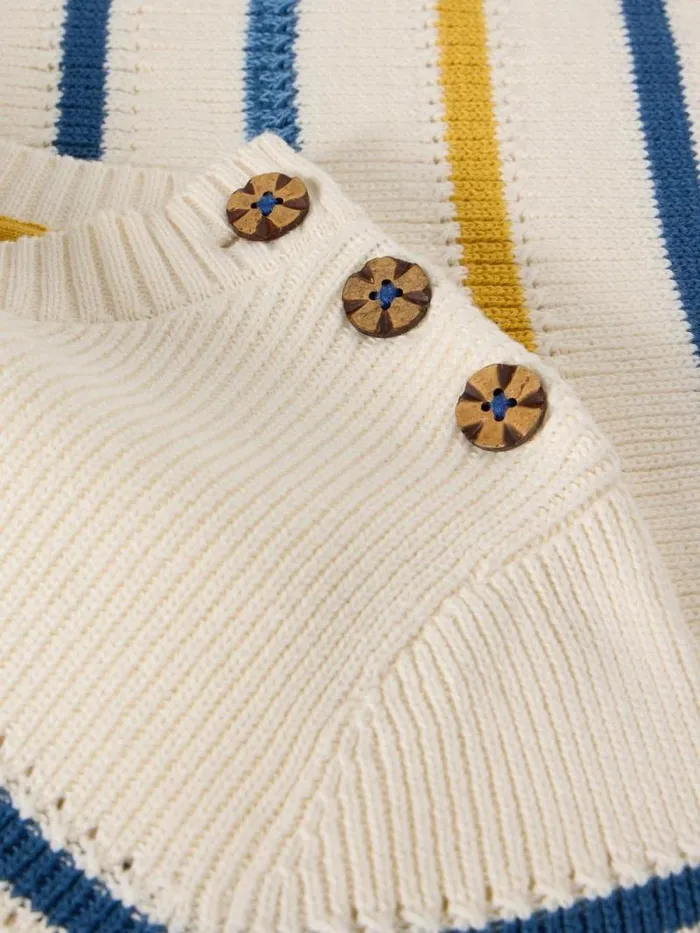 Women ELLIE STRIPE JUMPER Natural Multi White Stuff Knitwear Women ELLIE STRIPE JUMPER Natural Multi White Stuff Knitwear