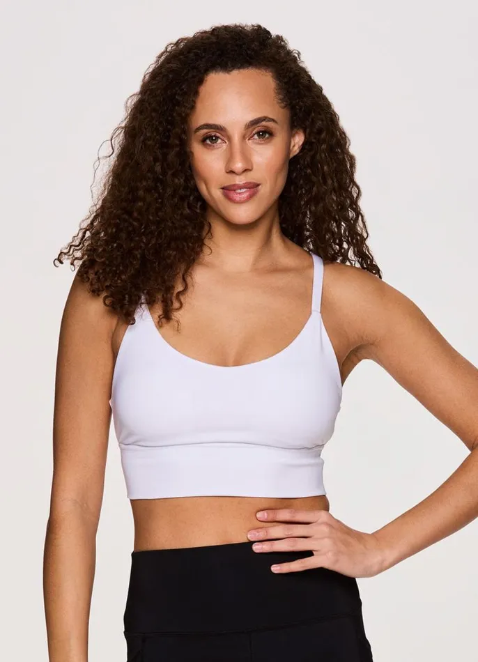 Women Everyday Strappy Bra White RBX Active Sports Bras