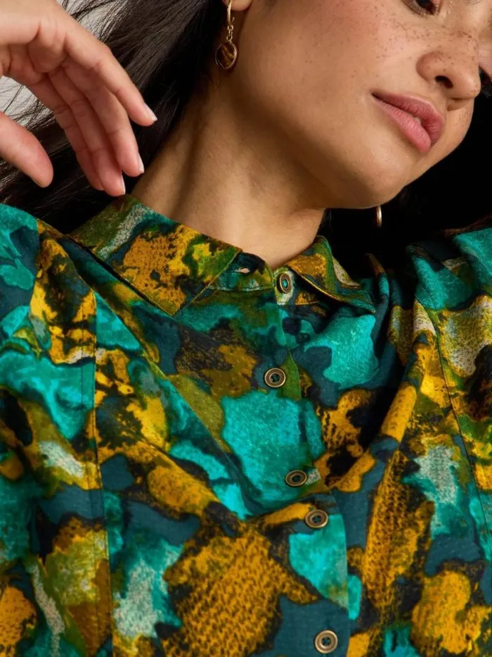 Women Farley Tunic Yellow Print White Stuff Shirts and Blouses Women Farley Tunic Yellow Print White Stuff Shirts and Blouses