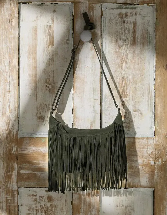 Women FatFace Bags and Wallets Cora Crossbody Bag Khaki Green