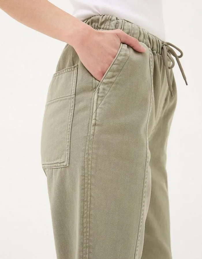Women FatFace Pants and Leggings Ashli Tapered Cargo Pants Green