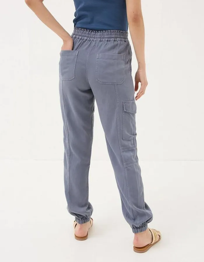Women FatFace Pants and Leggings Woven Joggers Grey