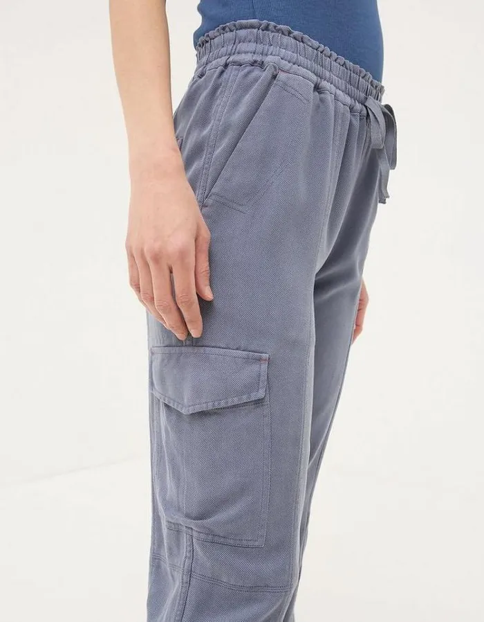 Women FatFace Pants and Leggings Woven Joggers Grey