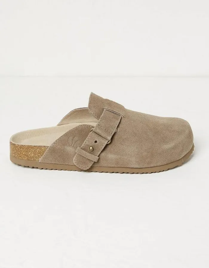 Women FatFace Slippers Elsie Outdoor Slipper Stone
