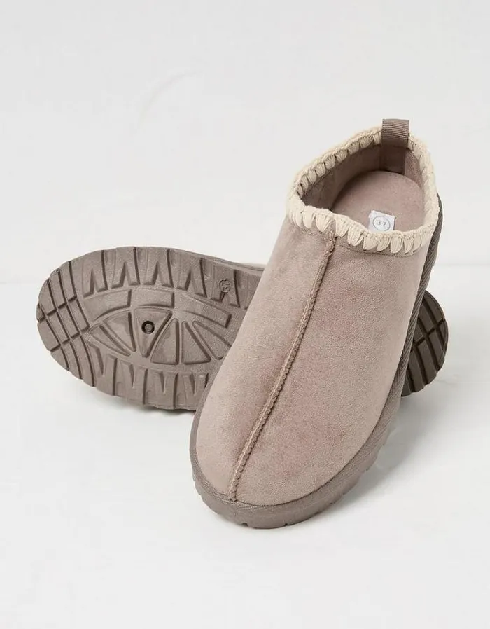 Women FatFace Slippers Lyra Snug Slipper Natural
