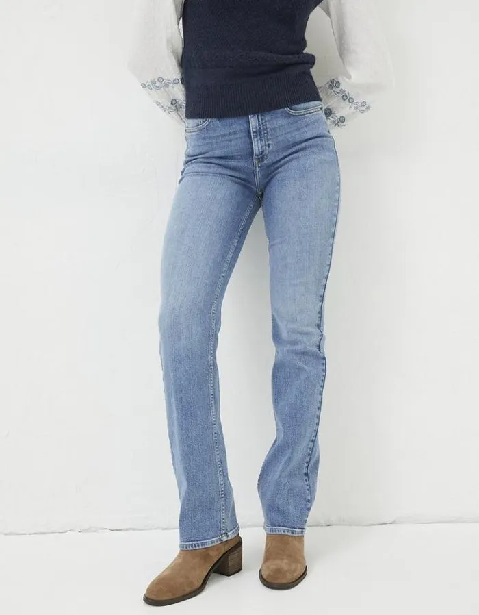Women FatFace Women039s Sale Brooke Bootcut Mid Blue