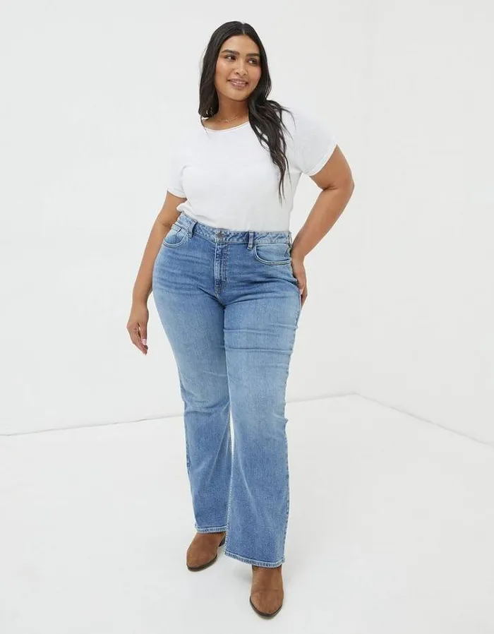 Women FatFace Women039s Sale Brooke Bootcut Mid Blue