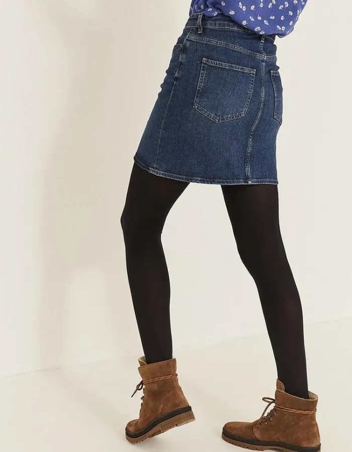 Women FatFace Women039s Sale Hope Stretch Denim Skirt Mid Wash