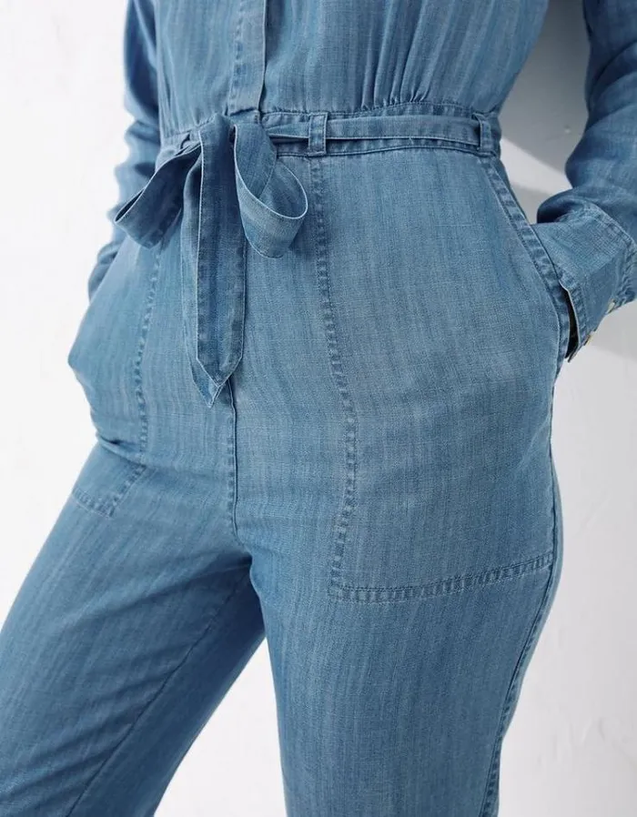 Women FatFace Women039s Sale Imogen Jumpsuit Chambray