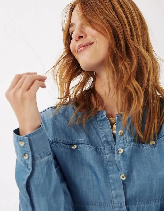 Women FatFace Women039s Sale Imogen Jumpsuit Chambray