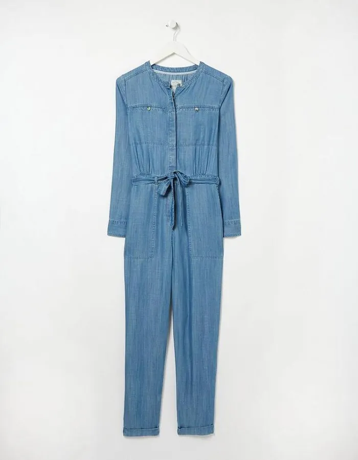 Women FatFace Women039s Sale Imogen Jumpsuit Chambray
