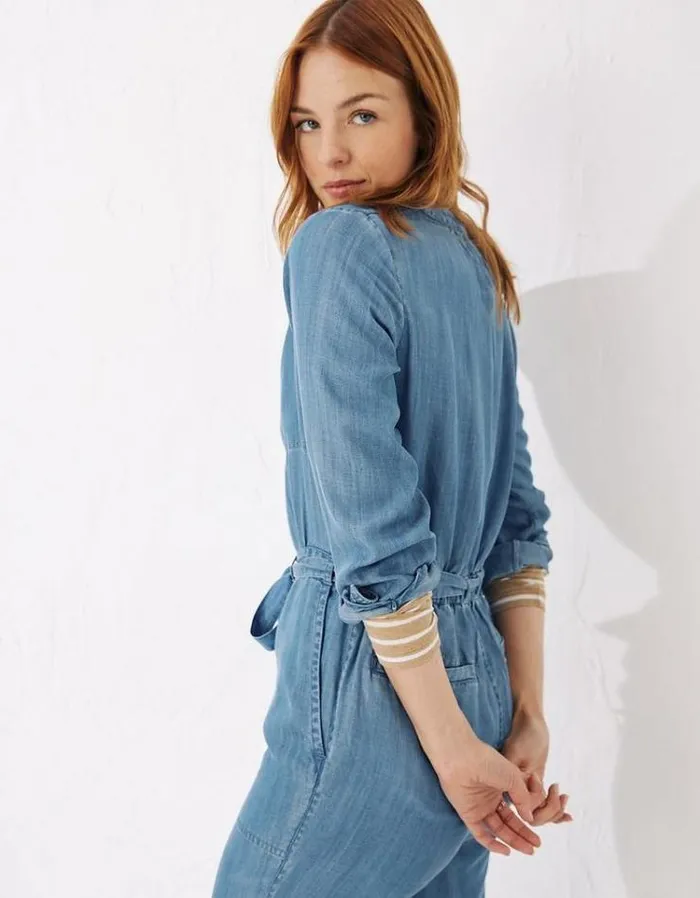 Women FatFace Women039s Sale Imogen Jumpsuit Chambray