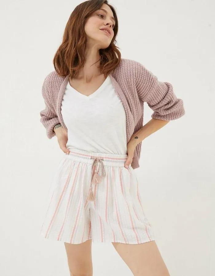 Women FatFace Women039s Sale Seersucker Stripe Shorts Multi