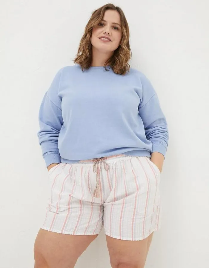 Women FatFace Women039s Sale Seersucker Stripe Shorts Multi