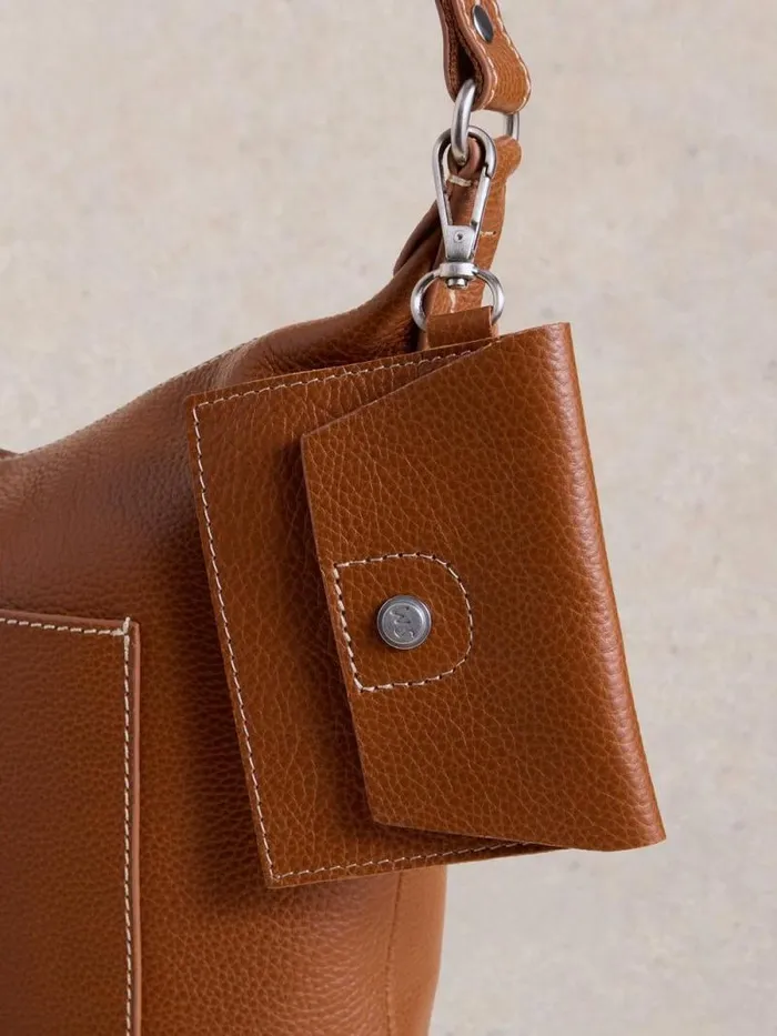 Women Fern Crossbody Leather Mid Tan White Stuff Bags and Purses