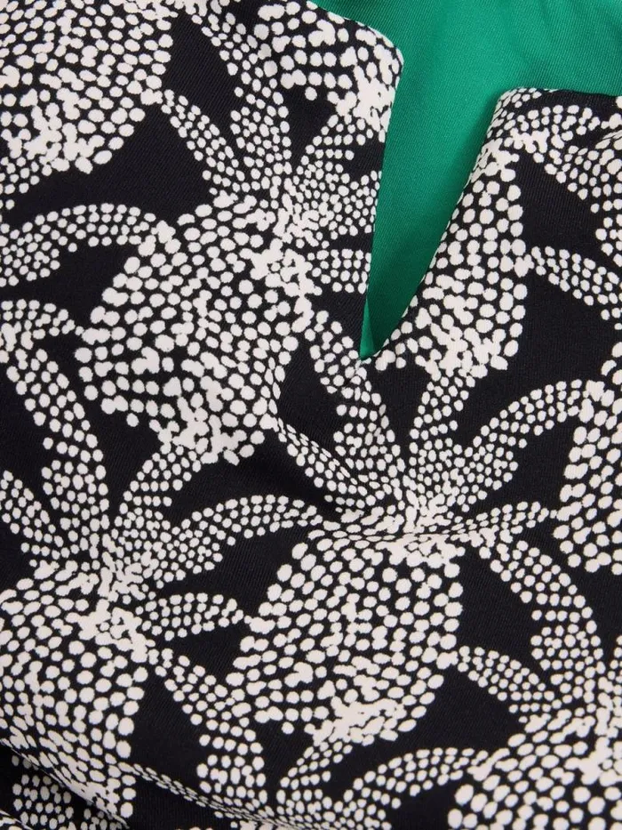 Women Gabrielle Control Swimsuit Black Print White Stuff Swimwear