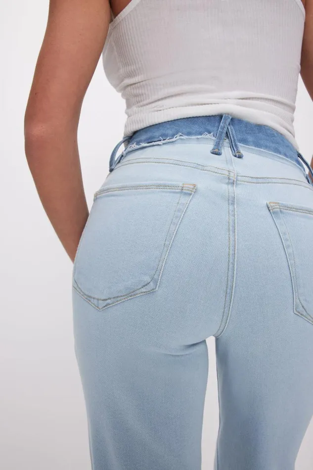 Women GOOD AMERICAN Jeans GOOD BOY STRAIGHTJEANS Indigo624