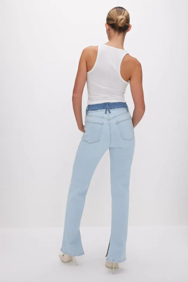 Women GOOD AMERICAN Jeans GOOD BOY STRAIGHTJEANS Indigo624