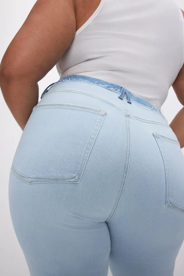 Women GOOD AMERICAN Jeans GOOD BOY STRAIGHTJEANS Indigo624