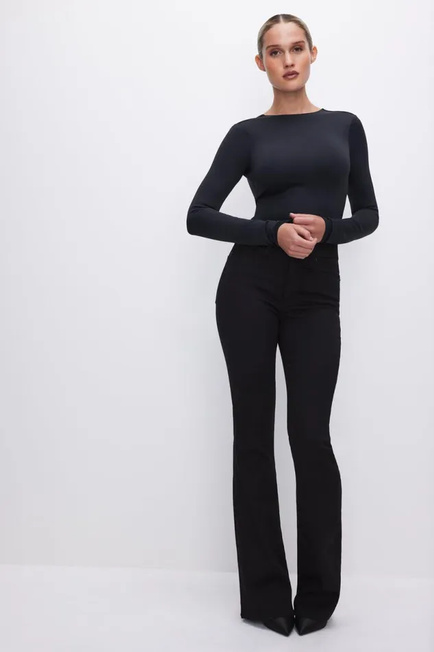 Women GOOD AMERICAN Jeans GOOD CLASSIC BOOTCUTJEANS Black001