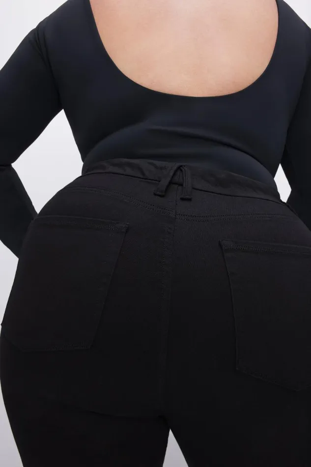 Women GOOD AMERICAN Jeans GOOD CLASSIC BOOTCUTJEANS Black001