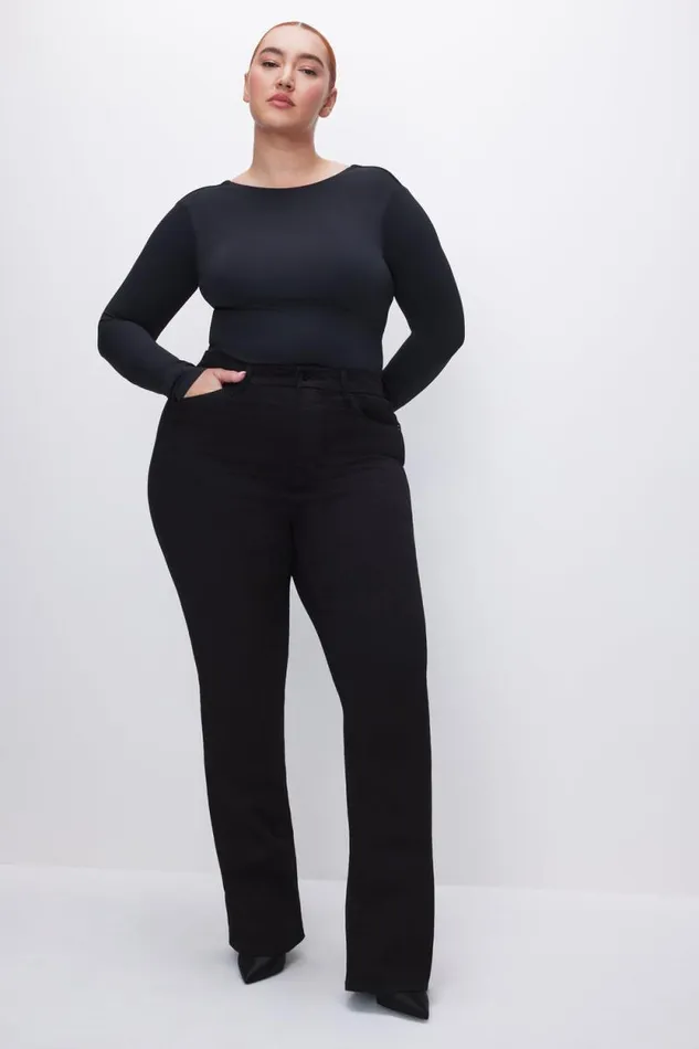 Women GOOD AMERICAN Jeans GOOD CLASSIC BOOTCUTJEANS Black001